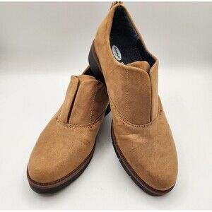 Womens Shoe US 8M Tan Glisten Be Free Slip On Faux Suede Casual READ